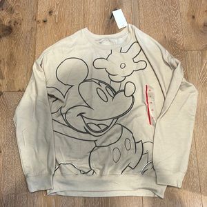 Neutral Disney Mickey Sweatshirt